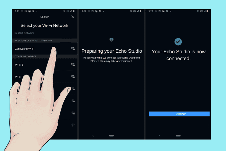 set up your echo studio correctly
