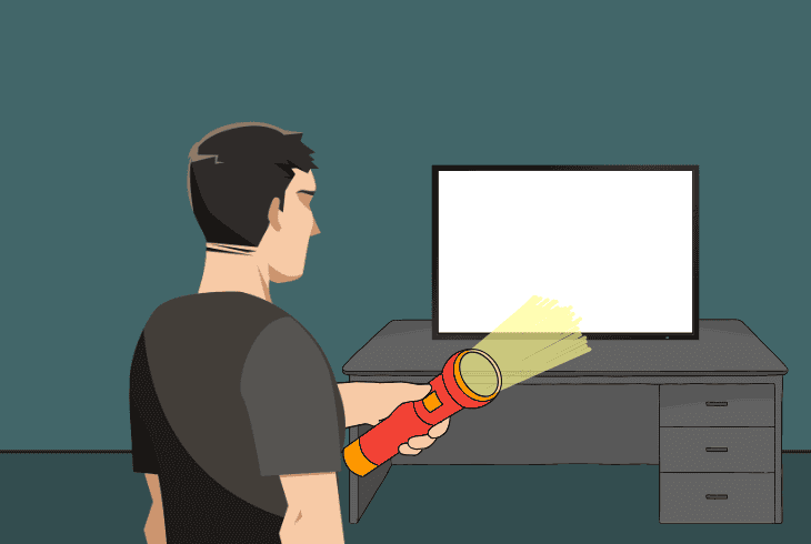 how to test toshiba fire tv backlight