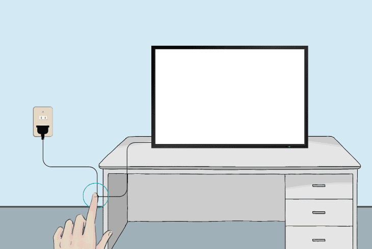  inspect the fire tv’s power supply