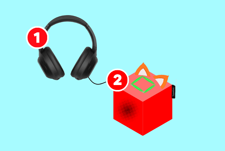 test the toniebox on headphones