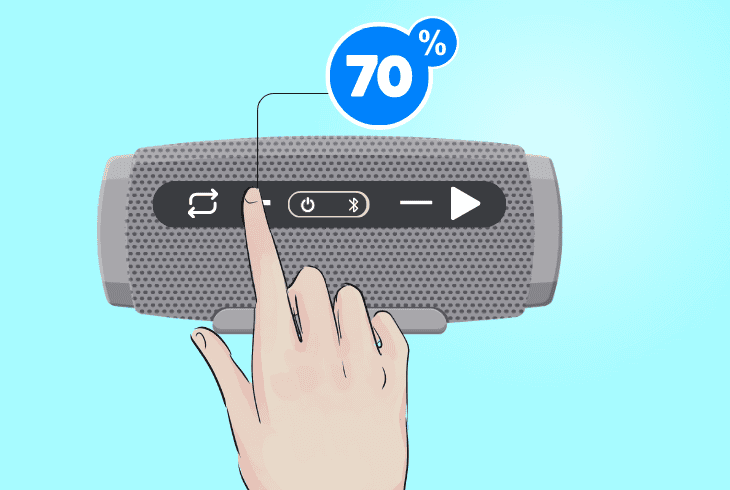 safe volume for jbl charge 5