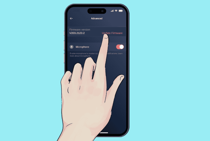 check if nanit camera is up-to-date