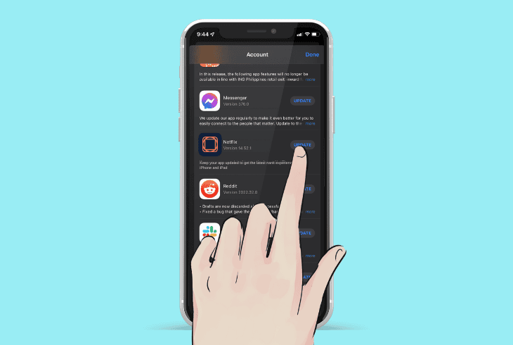 update the nanit app on iphone