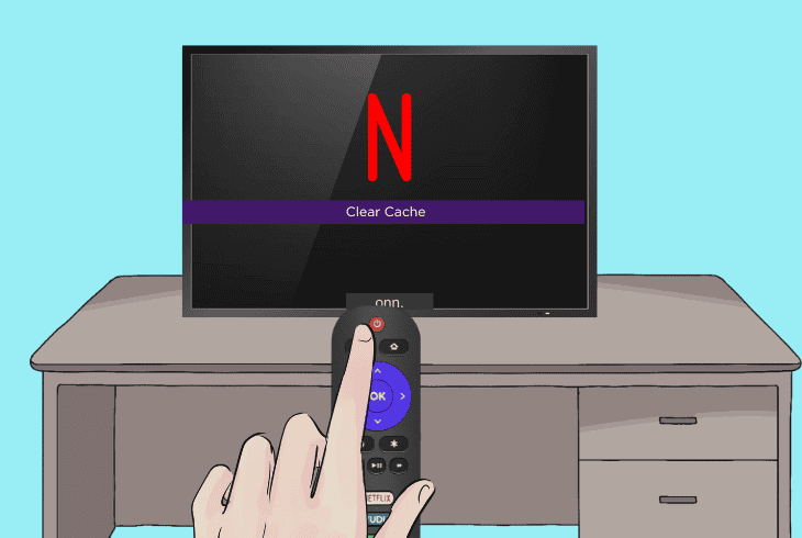clear the cache of the netflix app