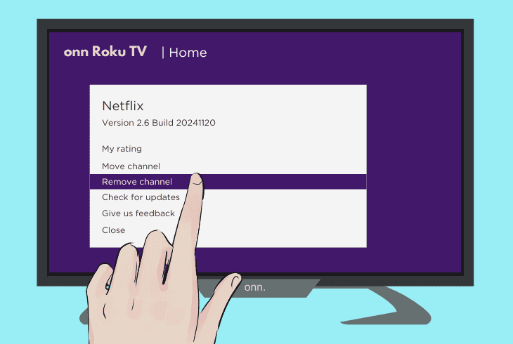 re-add netflix channel on roku