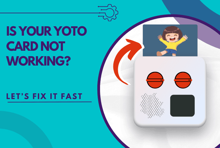 yoto card not working