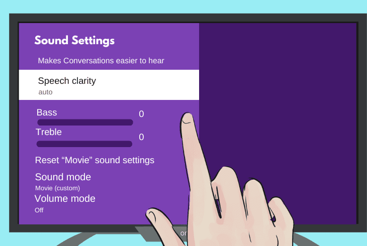 tweak the onn roku tv’s audio settings