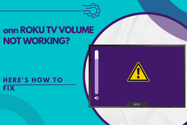 onn roku tv volume not working