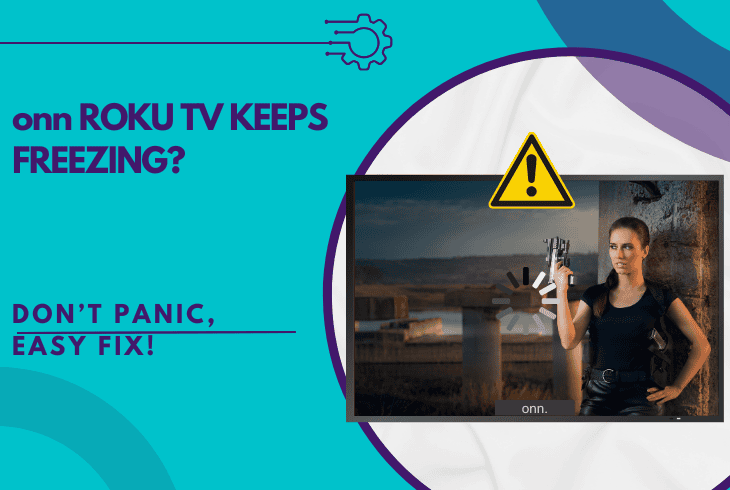 onn roku tv keeps freezing