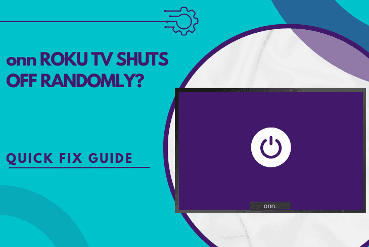 onn roku tv shuts off randomly