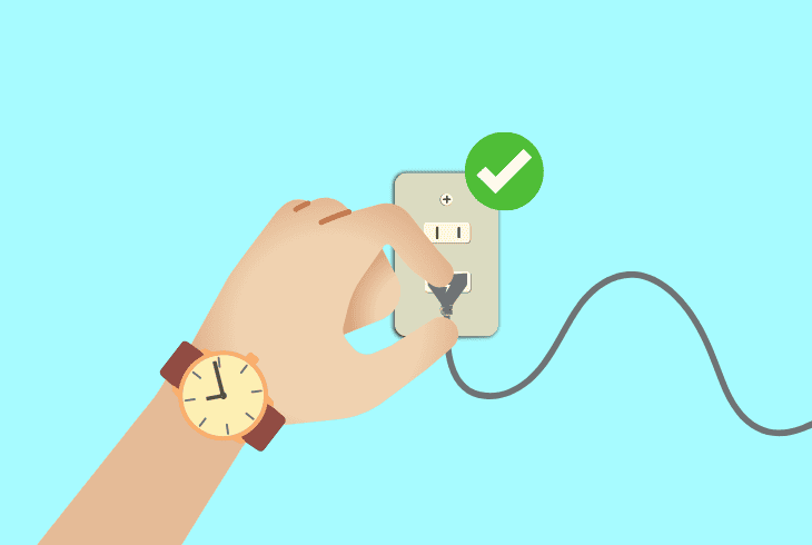 use a tested power socket