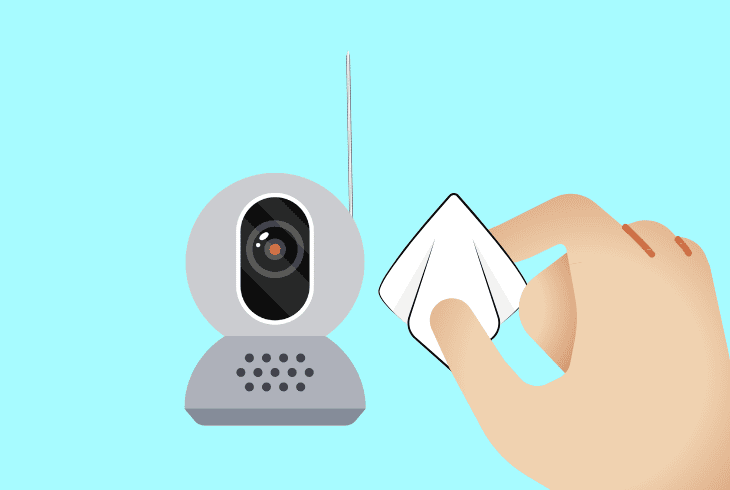 clean babysense’s temperature antenna