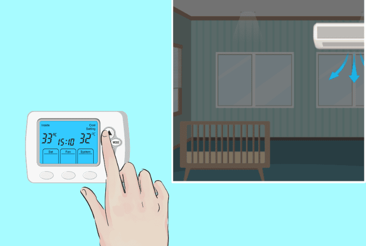 regulate the room’s temperature