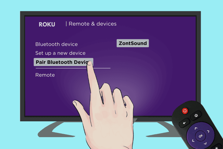 check for a bluetooth option on tv