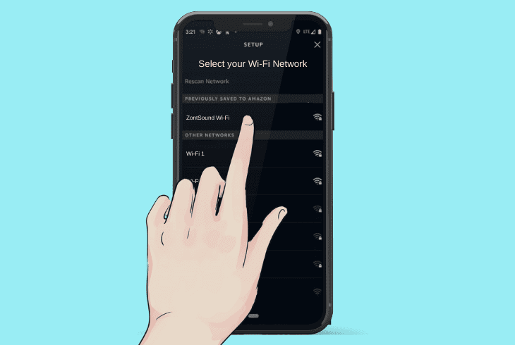 check your echo studio’s wi-fi status