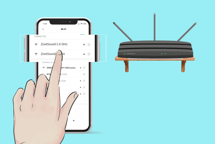 differentiate 2.4 and 5 ghz wifi bands