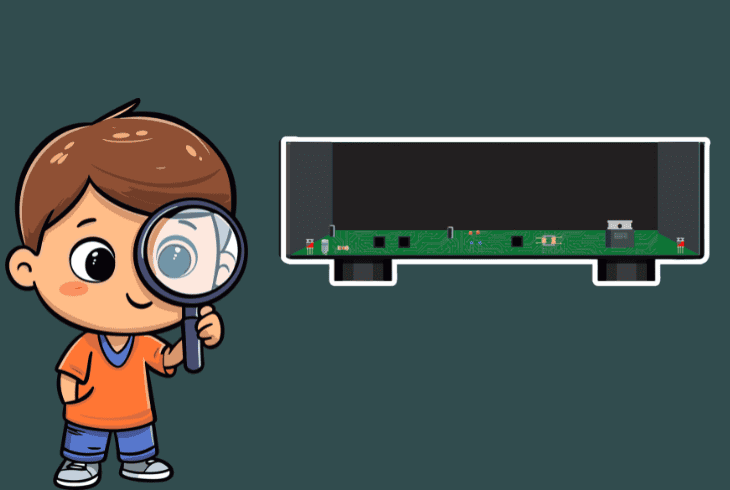 inspect receiver’s internal wiring (advanced)