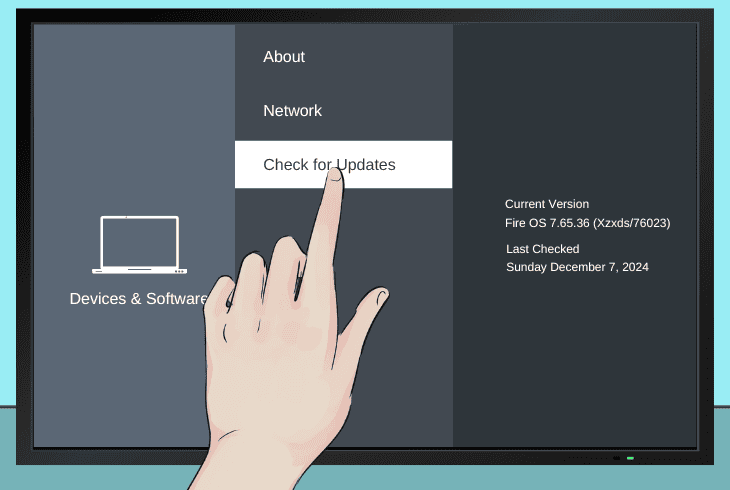 update toshiba fire tv firmware