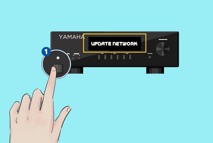 update the receiver’s network features