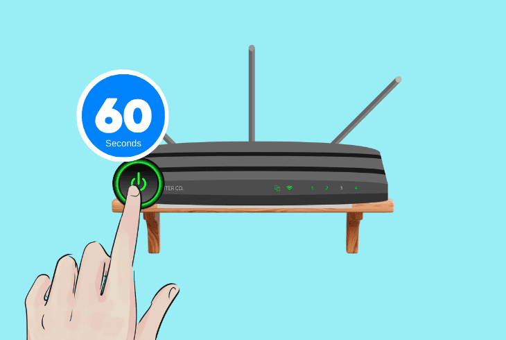 reboot your network’s router device