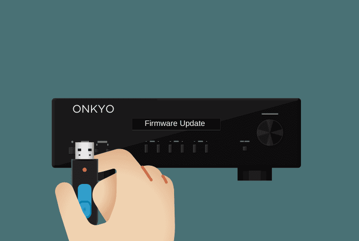 upload the onkyo firmware update