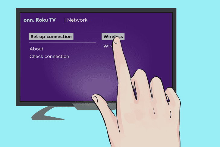 renew the ethernet on onn roku tv