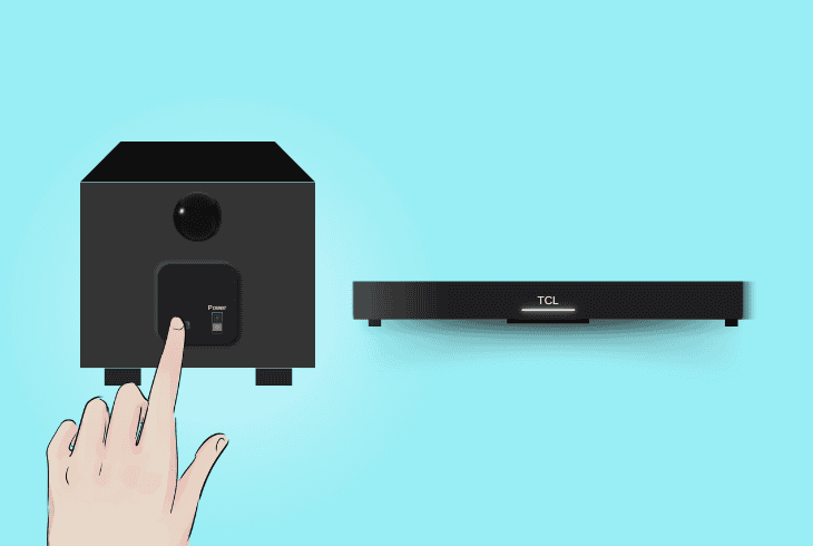 know if a subwoofer is paired successfully