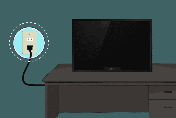onn roku tv has power supply issues
