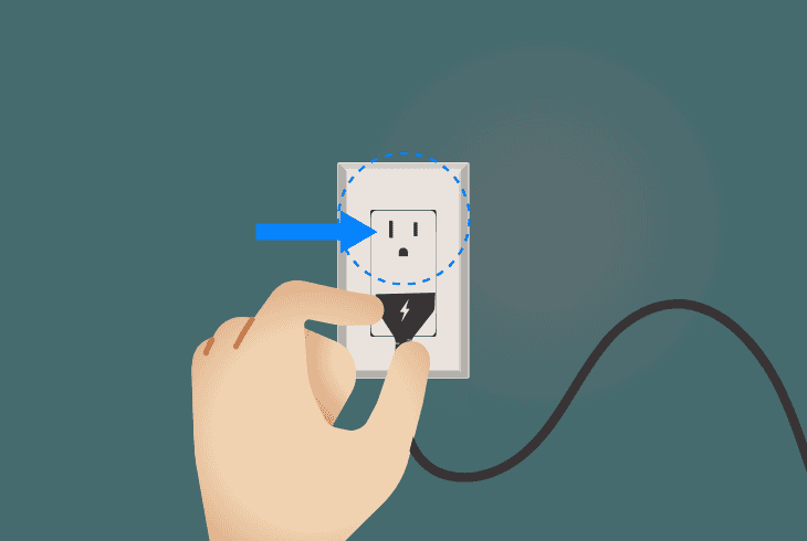 test epson projector for power supply issues