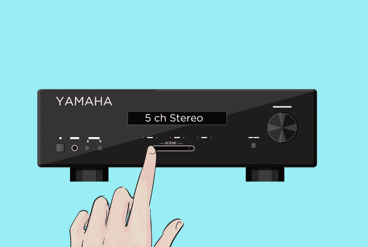 change the receiver’s surround mode