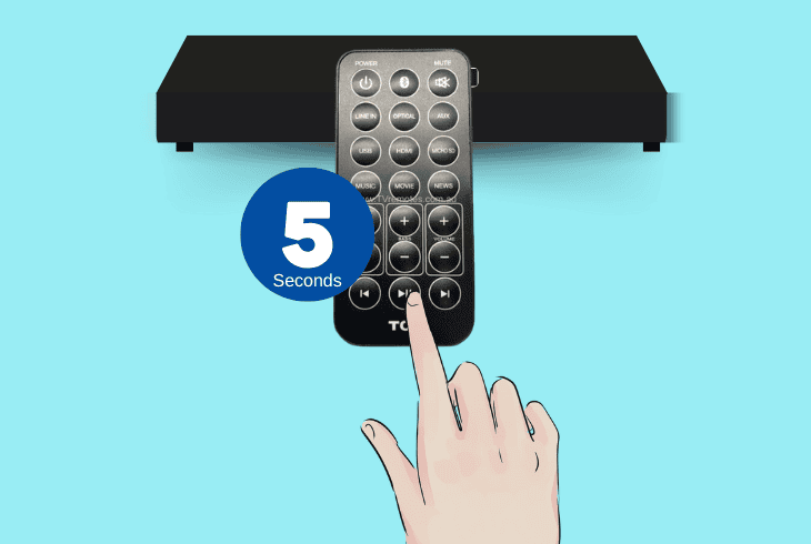 reprogram the tcl remote control