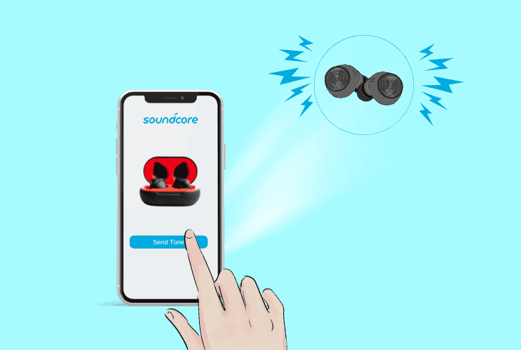 locate soundcore earbuds with a tracking app