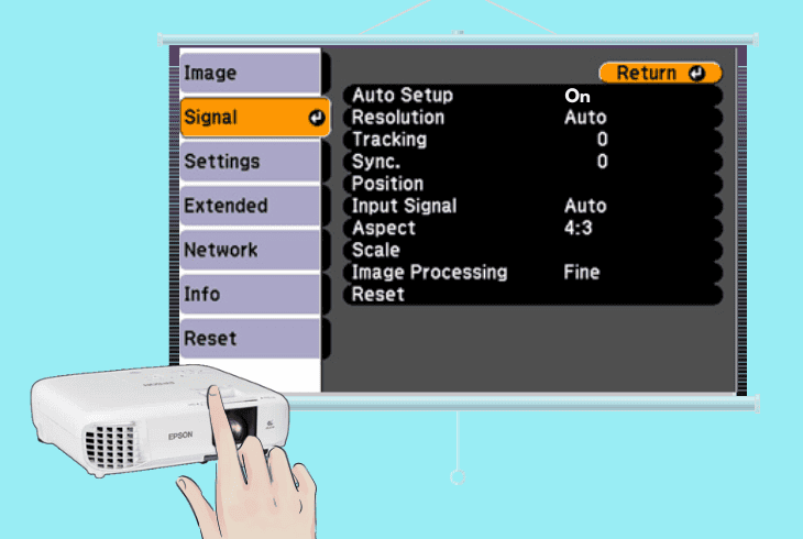 switch the video cable connection