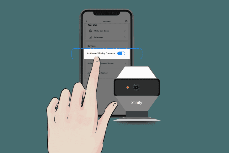 reconnect the xfinity camera