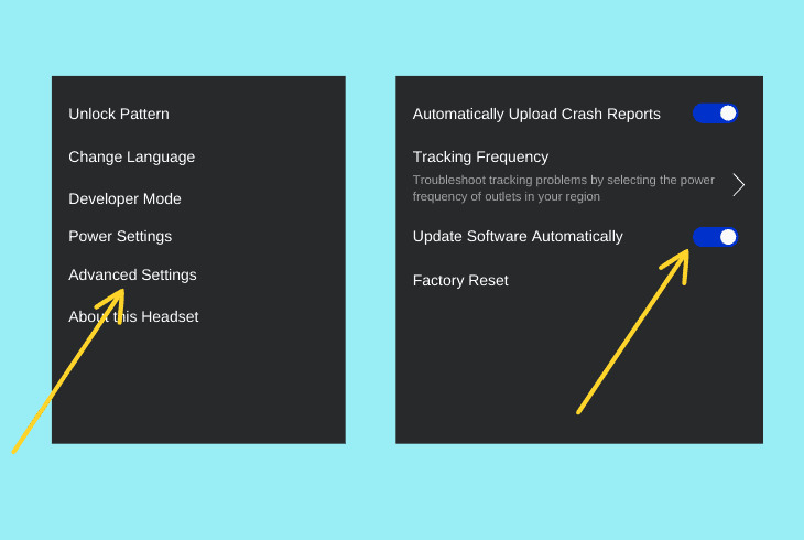 disable the automatic updates