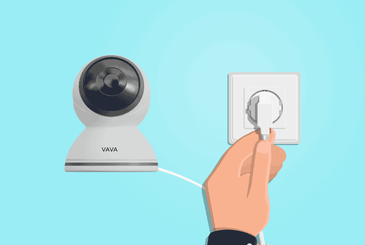 power reset vava baby camera