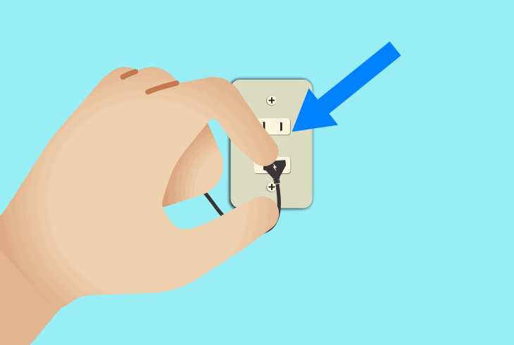 change the camera’s electrical outlet