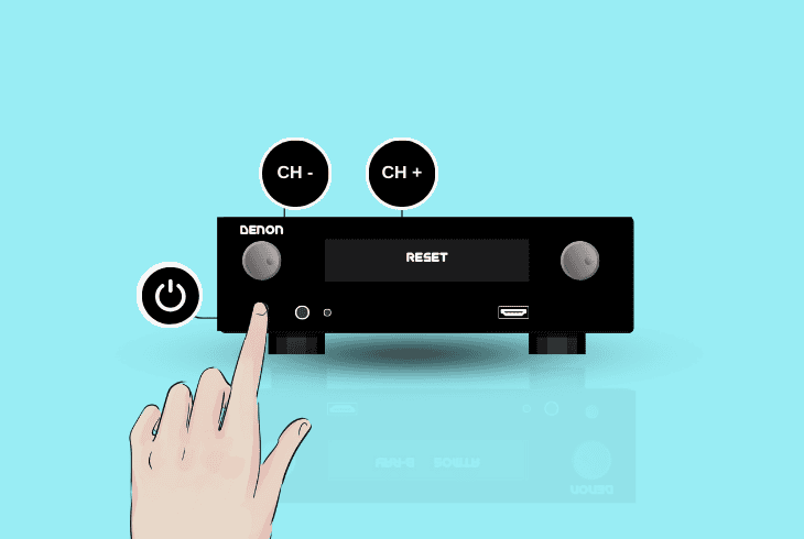 restore the avr to default settings