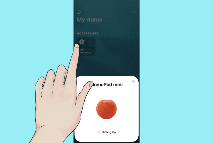 manually assign the homepod mini