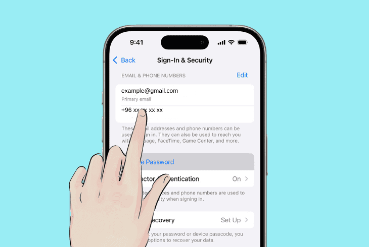 check the apple id & icloud status