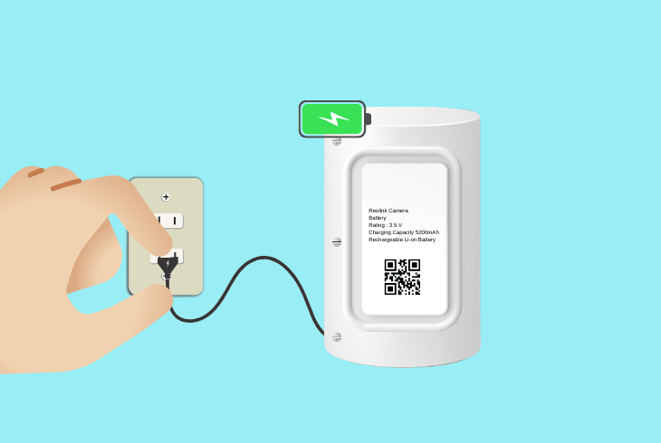 charge reolink to maximum capacity