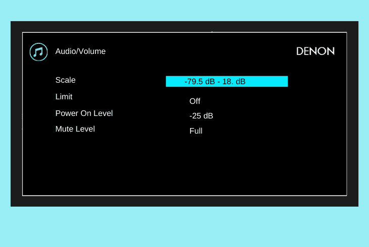 adjust volume limit on newer avrs