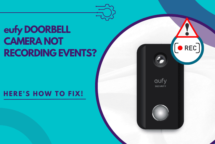 eufy doorbell camera not recording events