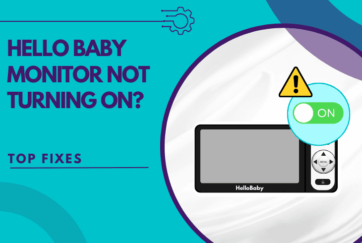 hello baby monitor not turning on