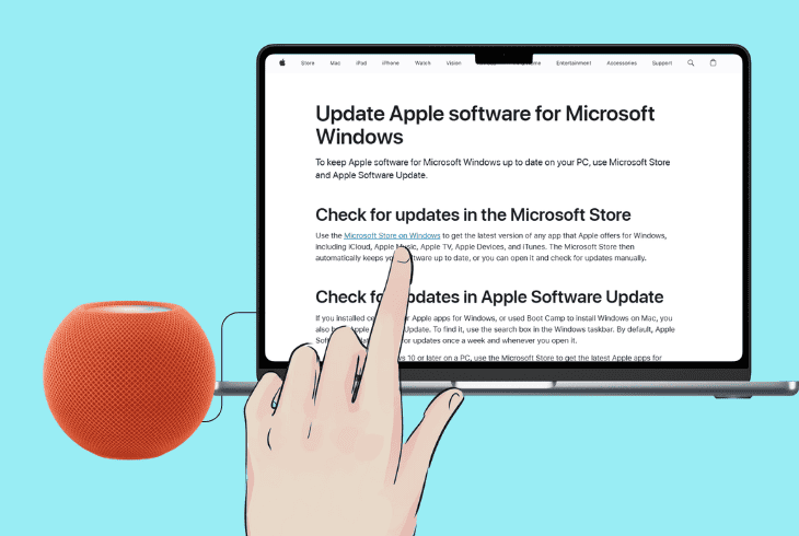 reset the homepod mini to os defaults