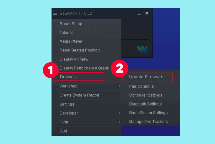 update the valve index os version