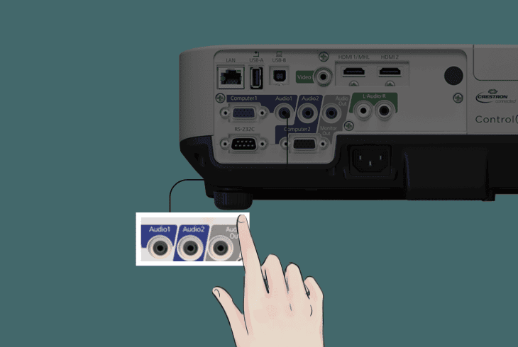 configure the audio output