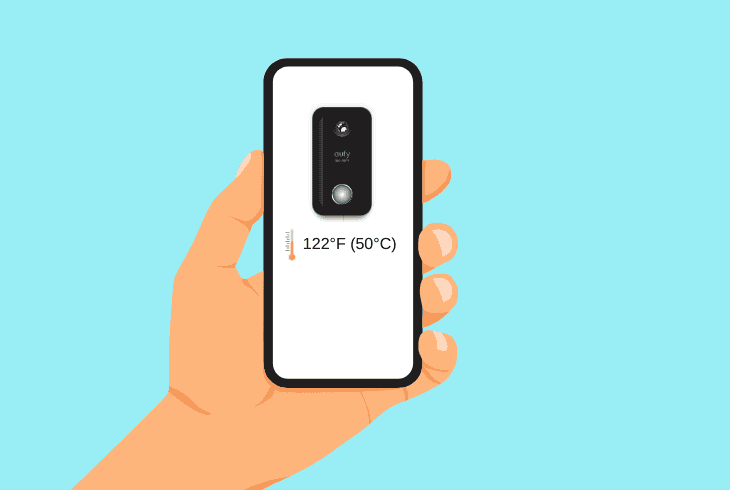check if eufy doorbell is overheating