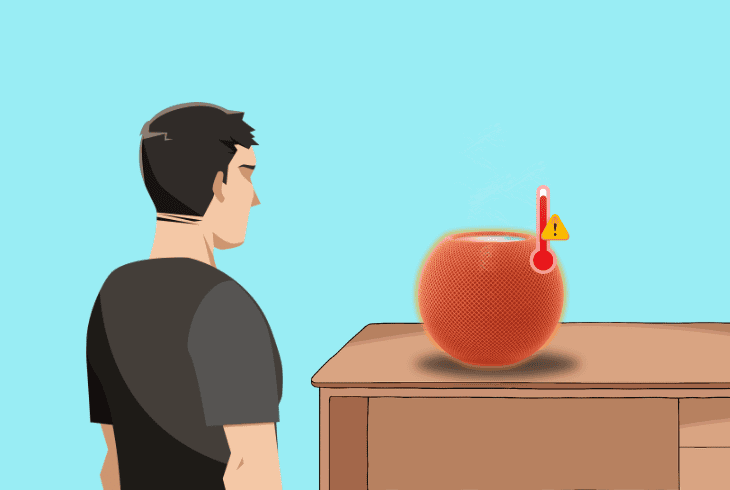 check if the homepod is overheating