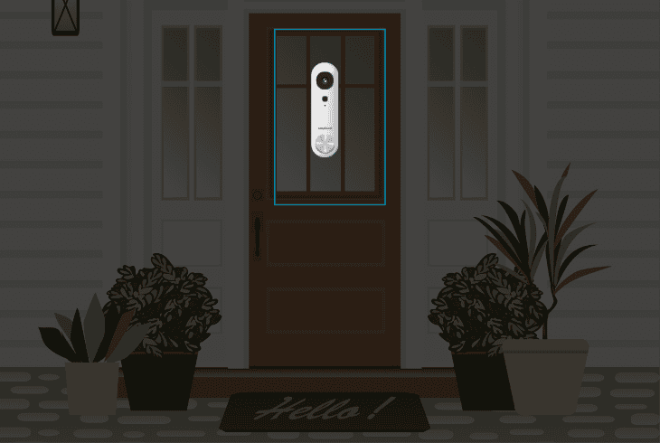 check the simplisafe doorbell’s placement